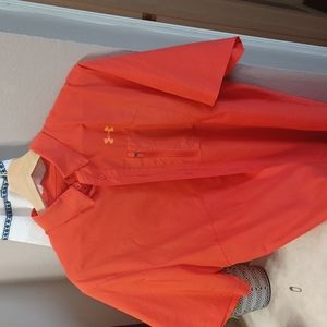 Under Armour orange shirt